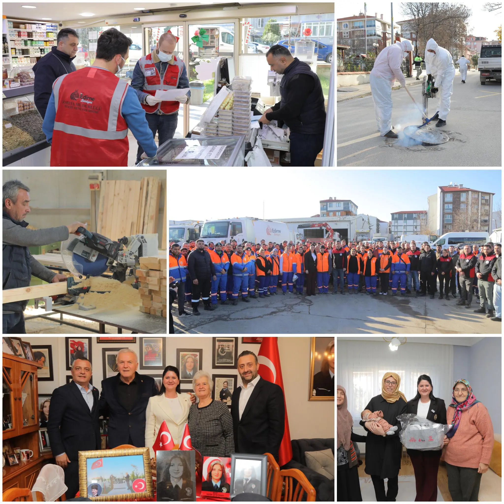 EDİRNE BELEDİYESİ HAFTALIK BÜLTEN: İŞTE HİZMET ÖZETİ